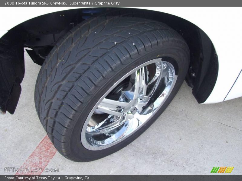 Super White / Graphite Gray 2008 Toyota Tundra SR5 CrewMax