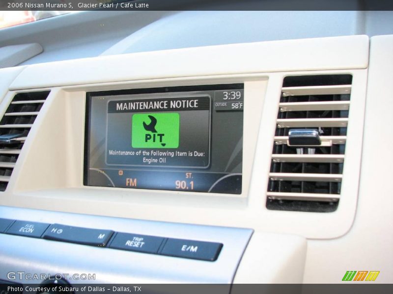 Glacier Pearl / Cafe Latte 2006 Nissan Murano S