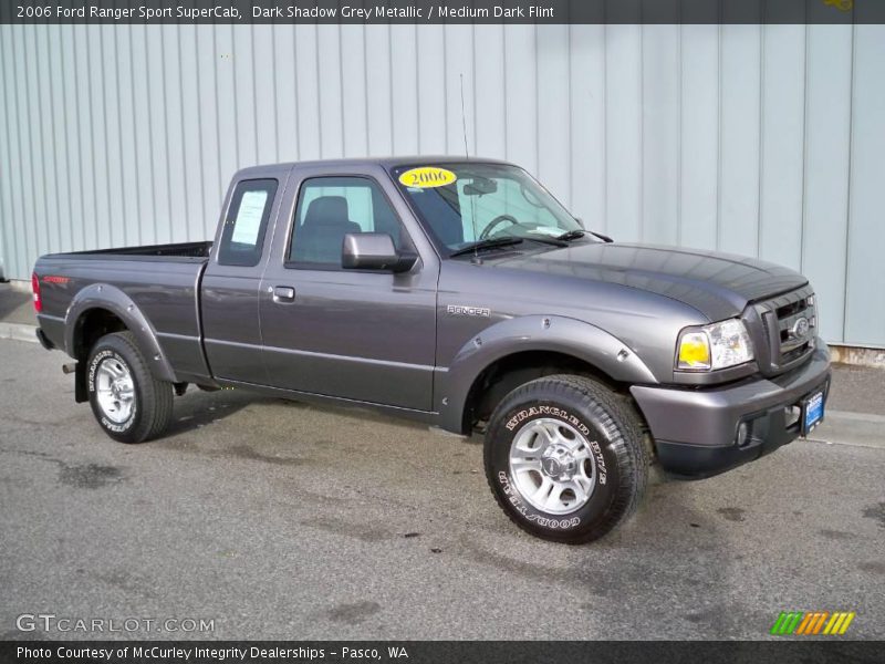 Dark Shadow Grey Metallic / Medium Dark Flint 2006 Ford Ranger Sport SuperCab