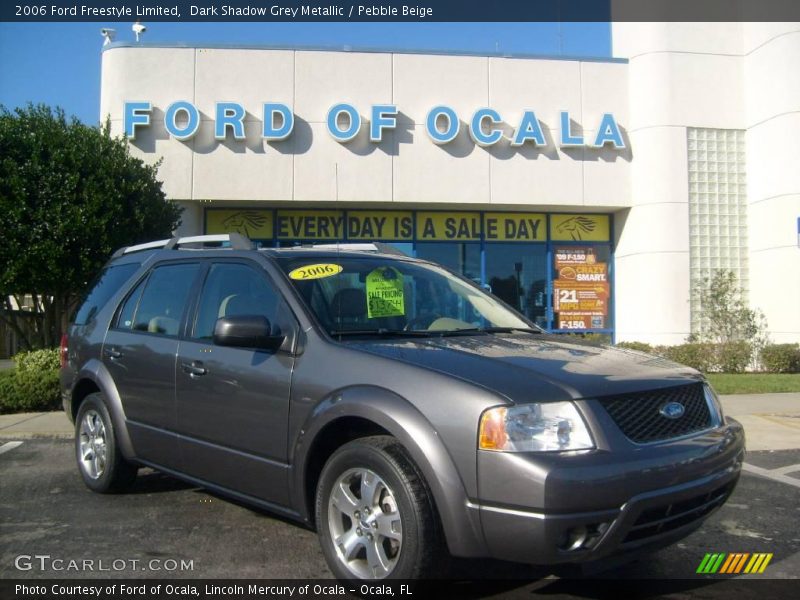 Dark Shadow Grey Metallic / Pebble Beige 2006 Ford Freestyle Limited