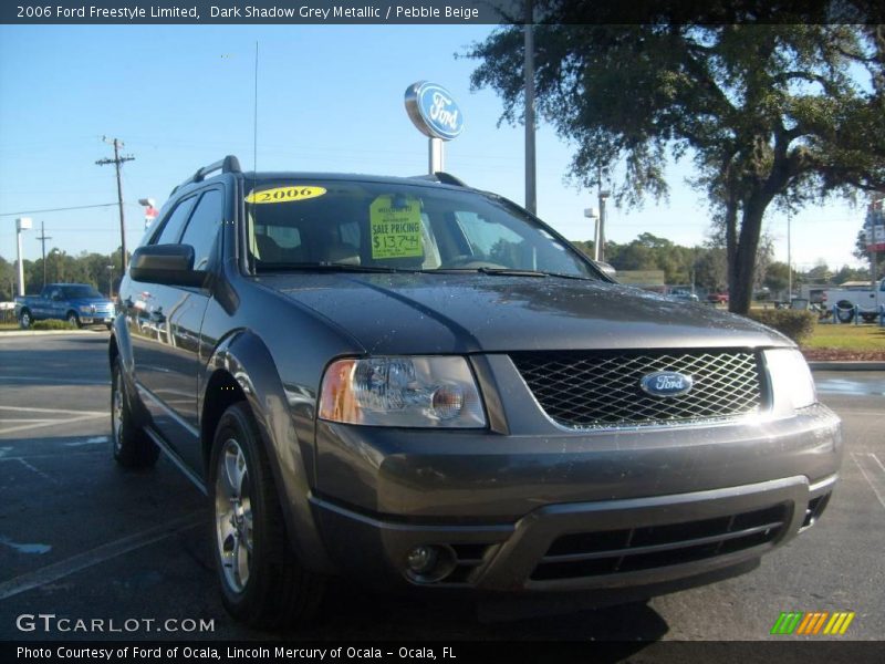 Dark Shadow Grey Metallic / Pebble Beige 2006 Ford Freestyle Limited