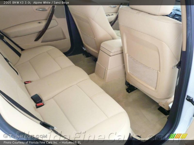 Alpine White / Sand Beige 2005 BMW X3 3.0i