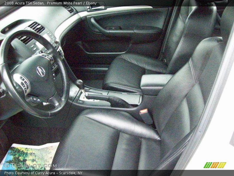 Premium White Pearl / Ebony 2008 Acura TSX Sedan