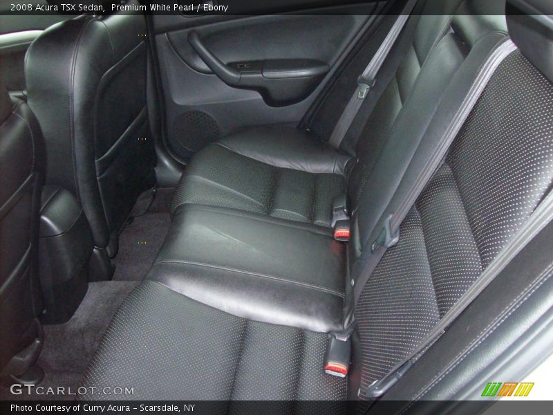 Premium White Pearl / Ebony 2008 Acura TSX Sedan