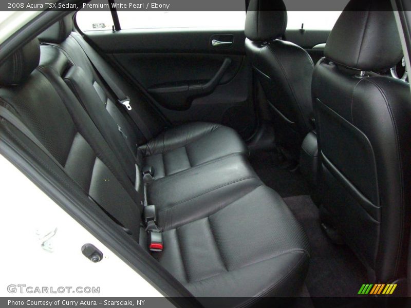 Premium White Pearl / Ebony 2008 Acura TSX Sedan