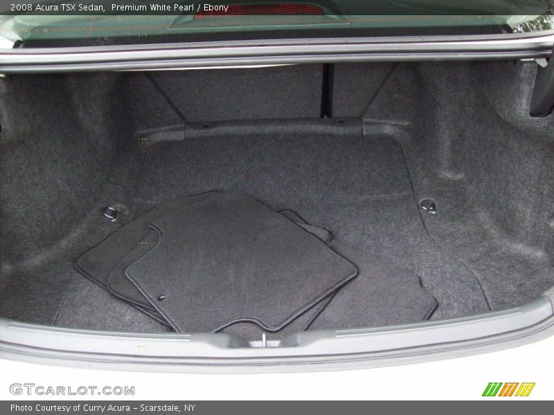 Premium White Pearl / Ebony 2008 Acura TSX Sedan