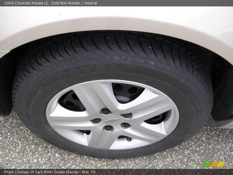 Gold Mist Metallic / Neutral 2009 Chevrolet Impala LS