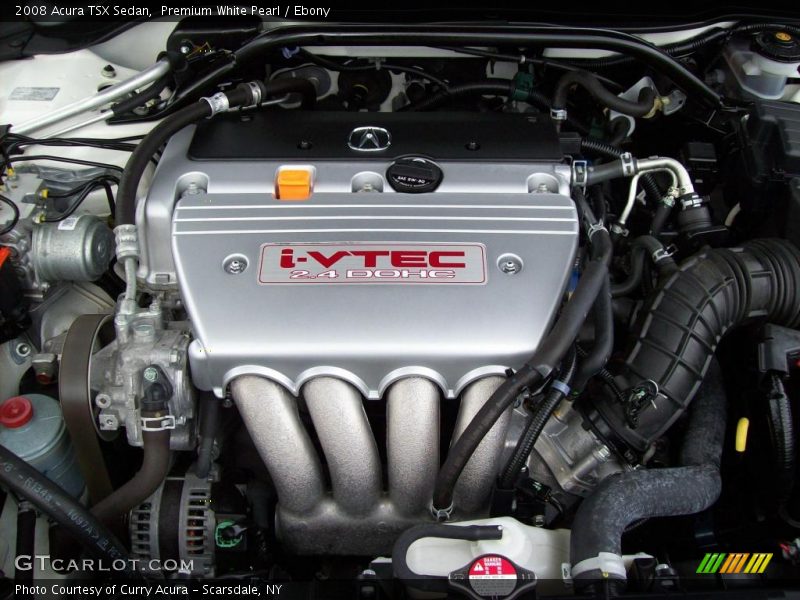 Premium White Pearl / Ebony 2008 Acura TSX Sedan