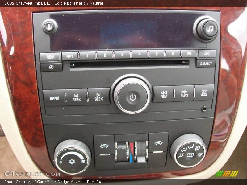 Gold Mist Metallic / Neutral 2009 Chevrolet Impala LS