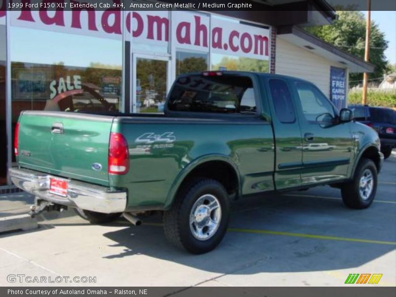 Amazon Green Metallic / Medium Graphite 1999 Ford F150 XLT Extended Cab 4x4