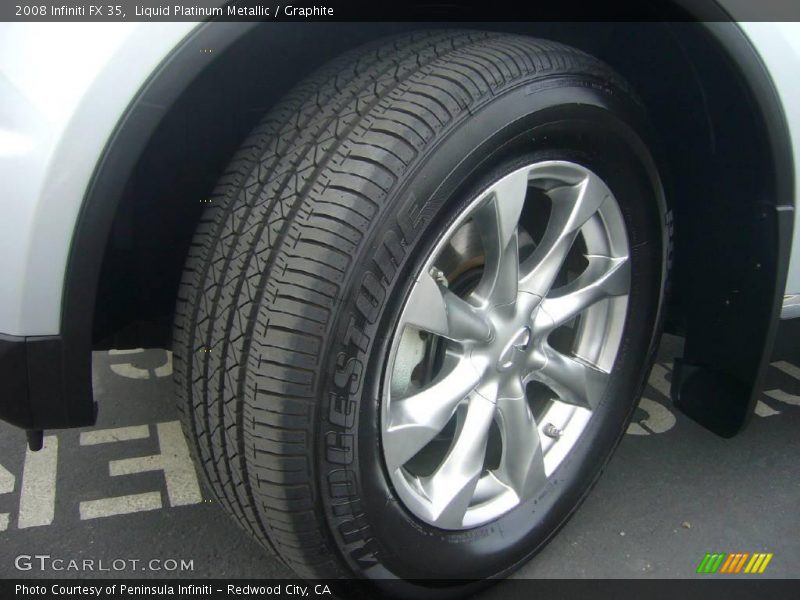 Liquid Platinum Metallic / Graphite 2008 Infiniti FX 35