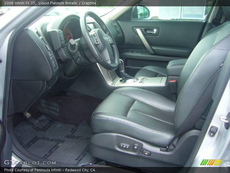 Liquid Platinum Metallic / Graphite 2008 Infiniti FX 35