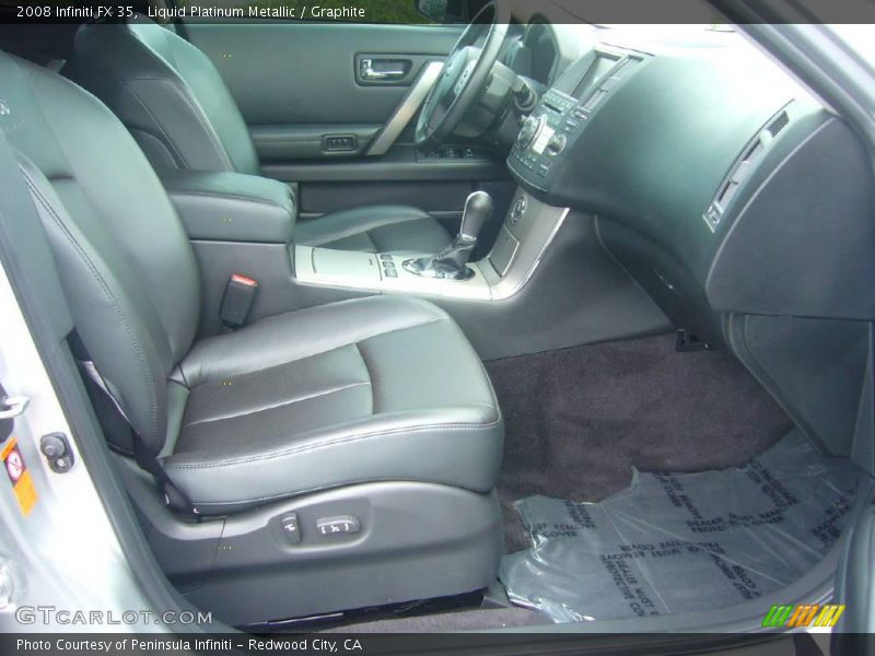 Liquid Platinum Metallic / Graphite 2008 Infiniti FX 35