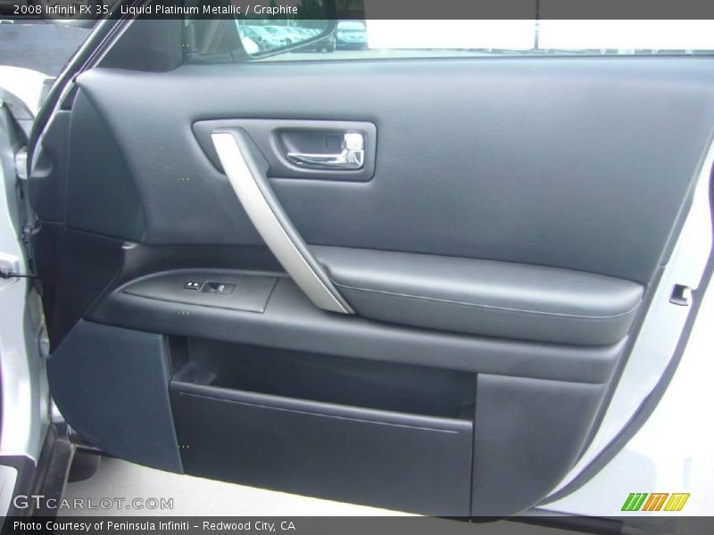 Liquid Platinum Metallic / Graphite 2008 Infiniti FX 35