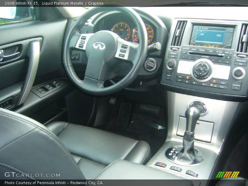 Liquid Platinum Metallic / Graphite 2008 Infiniti FX 35