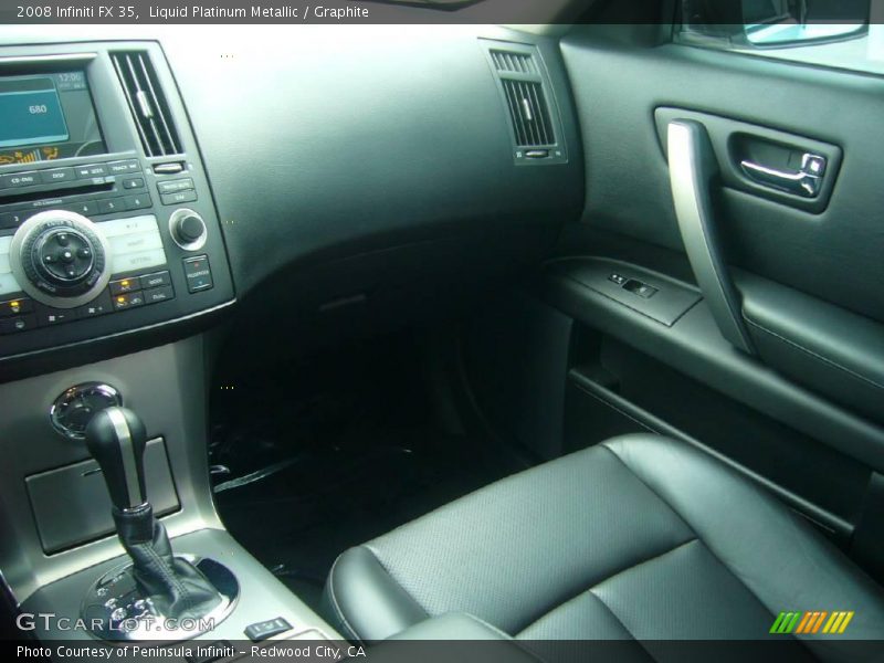 Liquid Platinum Metallic / Graphite 2008 Infiniti FX 35