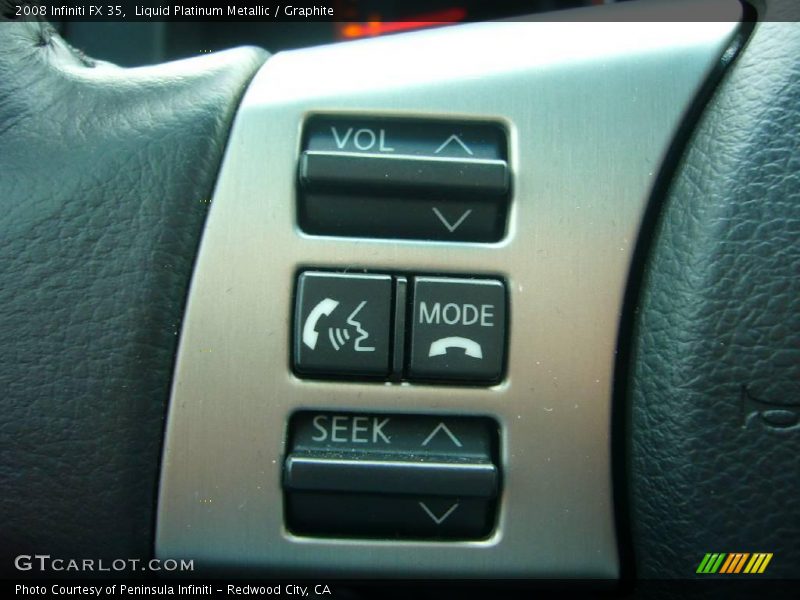 Liquid Platinum Metallic / Graphite 2008 Infiniti FX 35
