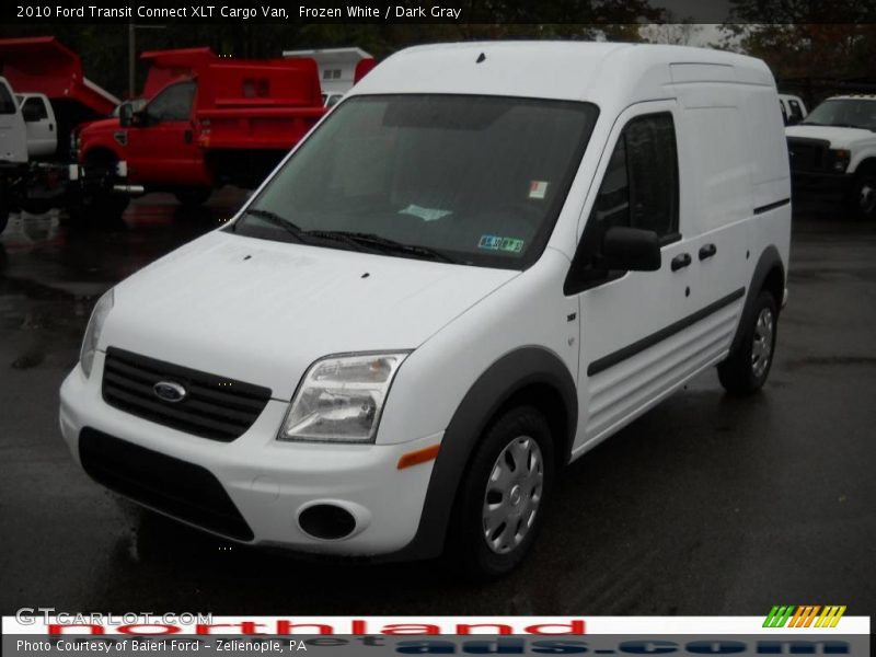 Frozen White / Dark Gray 2010 Ford Transit Connect XLT Cargo Van