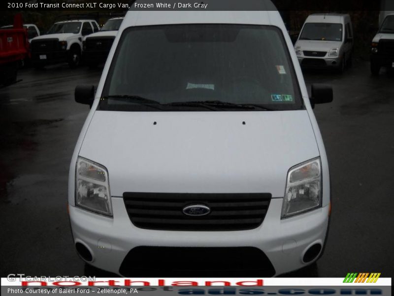 Frozen White / Dark Gray 2010 Ford Transit Connect XLT Cargo Van