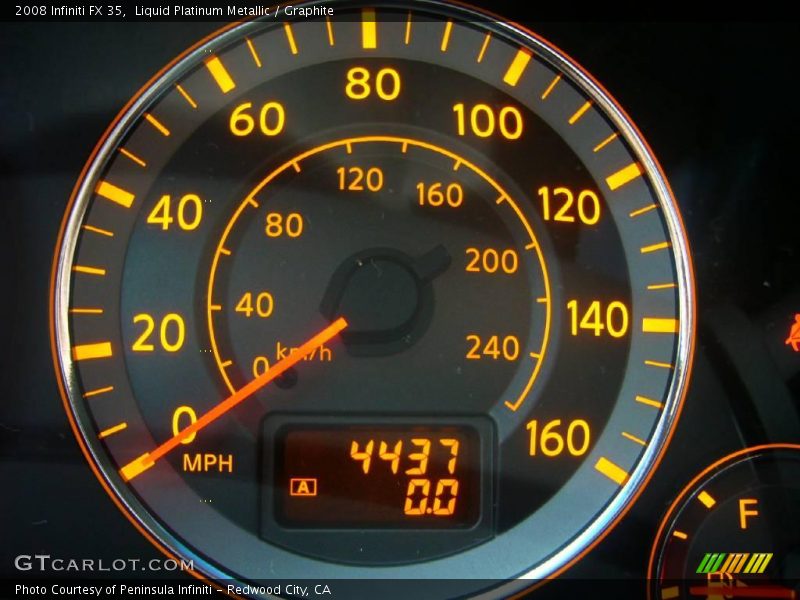 Liquid Platinum Metallic / Graphite 2008 Infiniti FX 35