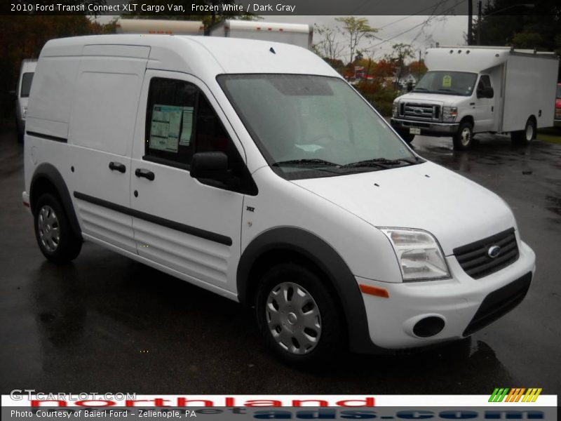 Frozen White / Dark Gray 2010 Ford Transit Connect XLT Cargo Van