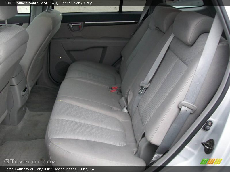 Bright Silver / Gray 2007 Hyundai Santa Fe SE 4WD
