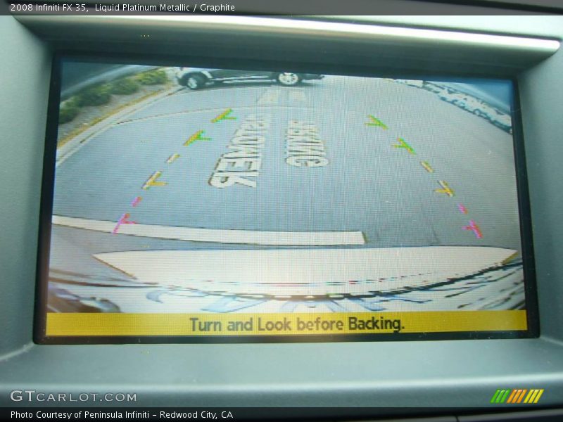 Liquid Platinum Metallic / Graphite 2008 Infiniti FX 35