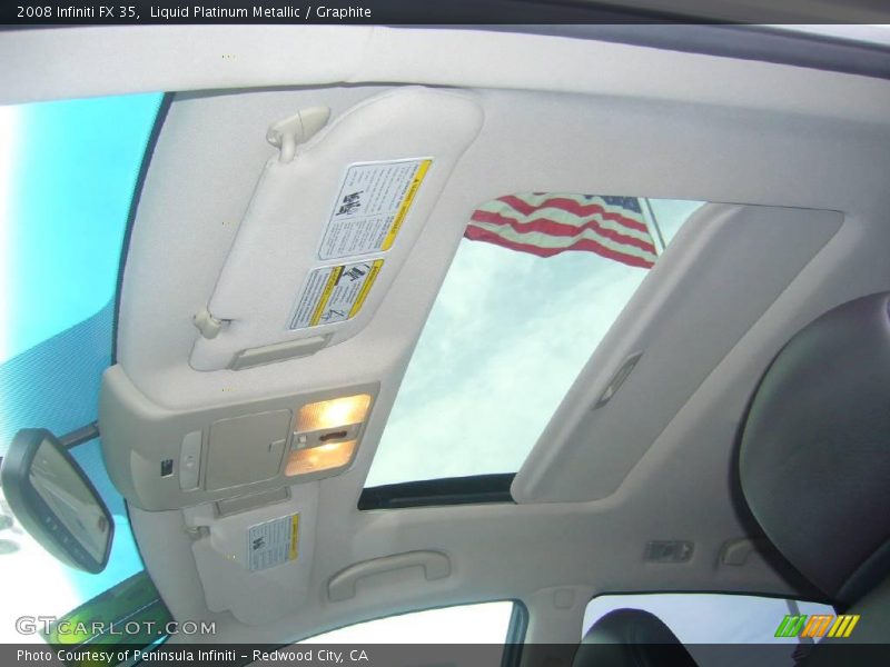 Liquid Platinum Metallic / Graphite 2008 Infiniti FX 35