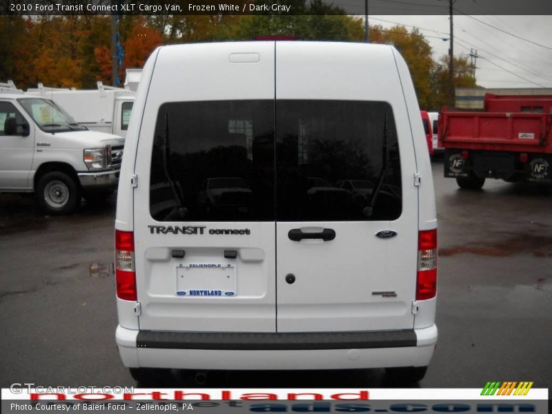 Frozen White / Dark Gray 2010 Ford Transit Connect XLT Cargo Van