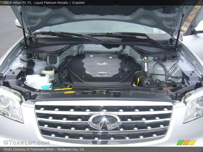 Liquid Platinum Metallic / Graphite 2008 Infiniti FX 35