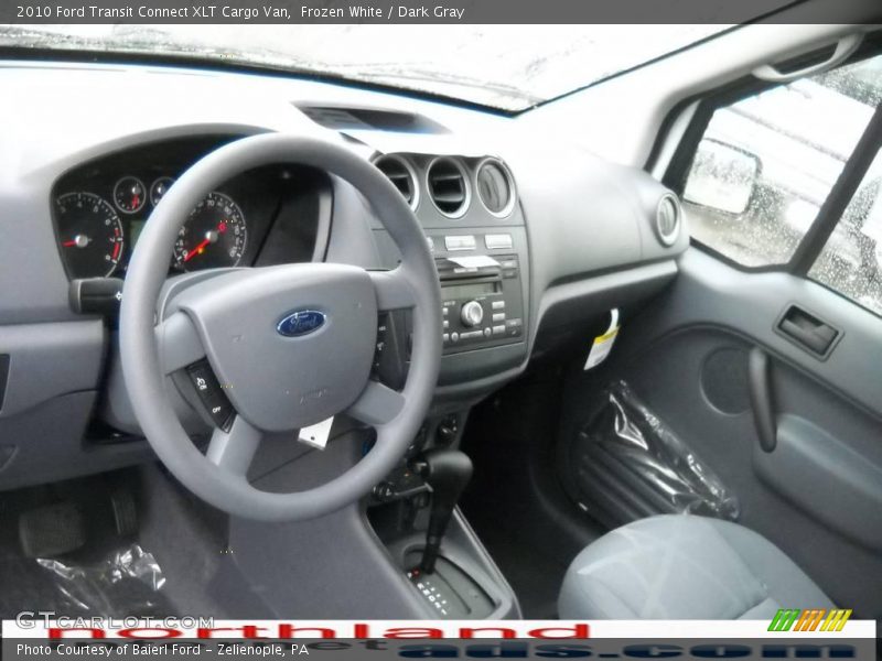 Frozen White / Dark Gray 2010 Ford Transit Connect XLT Cargo Van