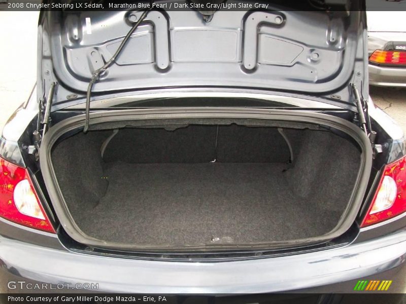Marathon Blue Pearl / Dark Slate Gray/Light Slate Gray 2008 Chrysler Sebring LX Sedan