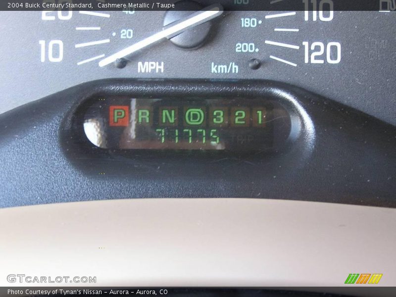 Cashmere Metallic / Taupe 2004 Buick Century Standard