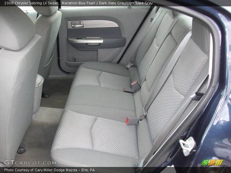 Marathon Blue Pearl / Dark Slate Gray/Light Slate Gray 2008 Chrysler Sebring LX Sedan