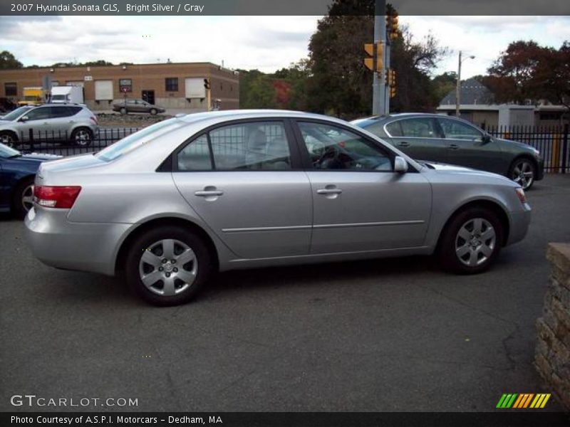 Bright Silver / Gray 2007 Hyundai Sonata GLS