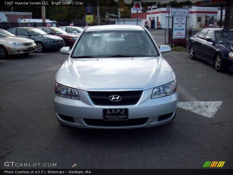 Bright Silver / Gray 2007 Hyundai Sonata GLS