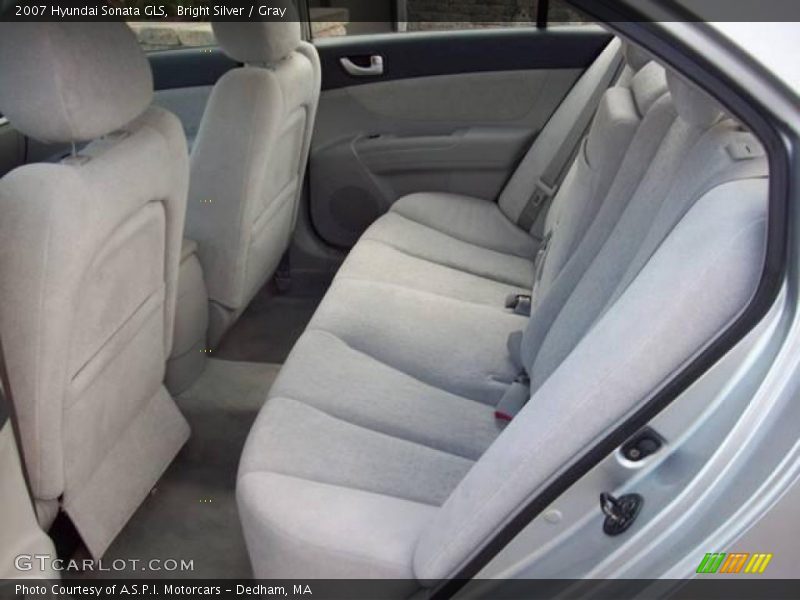Bright Silver / Gray 2007 Hyundai Sonata GLS