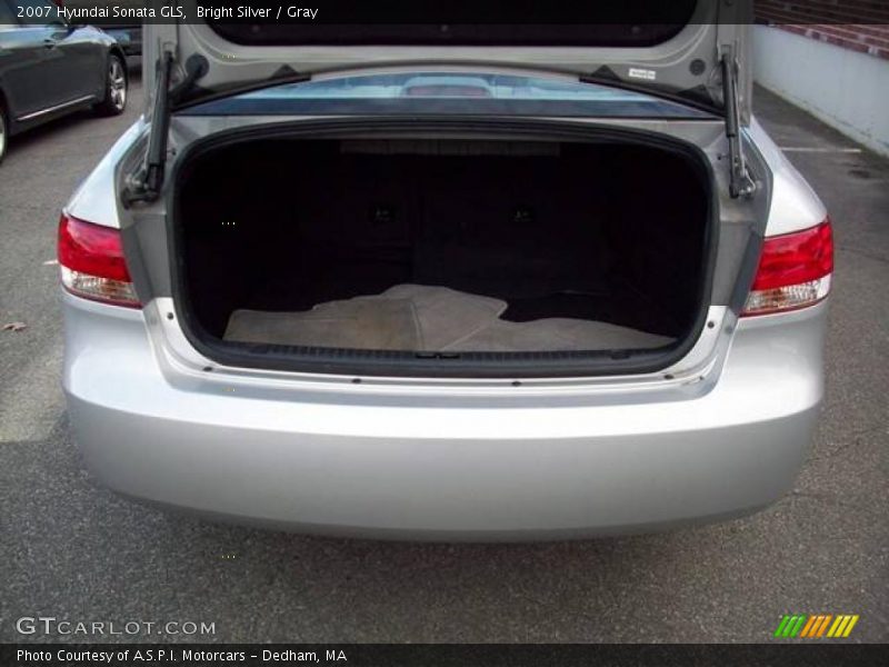 Bright Silver / Gray 2007 Hyundai Sonata GLS
