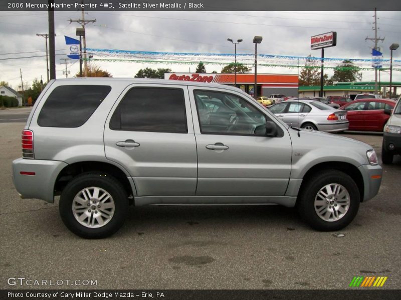 Satellite Silver Metallic / Black 2006 Mercury Mariner Premier 4WD