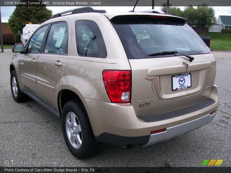 Sedona Beige Metallic / Sand 2008 Pontiac Torrent AWD