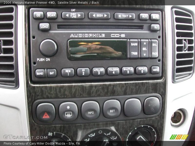 Satellite Silver Metallic / Black 2006 Mercury Mariner Premier 4WD