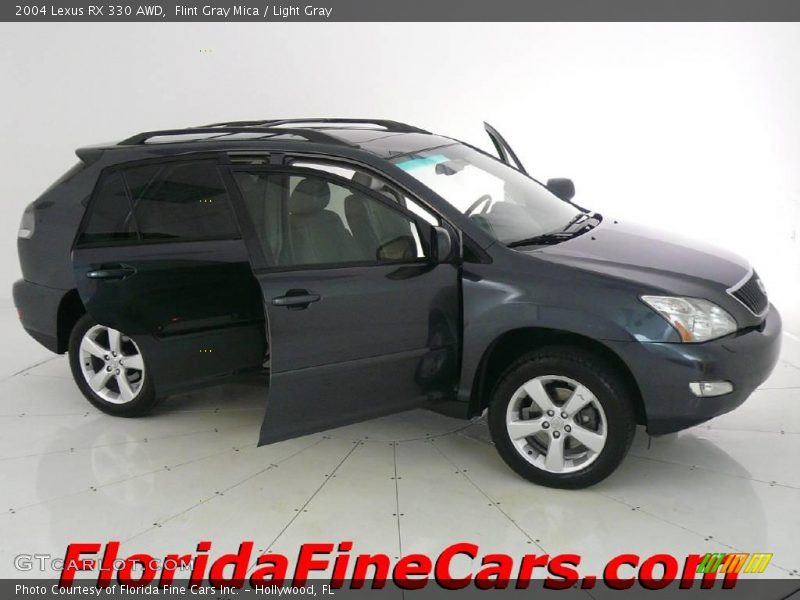 Flint Gray Mica / Light Gray 2004 Lexus RX 330 AWD