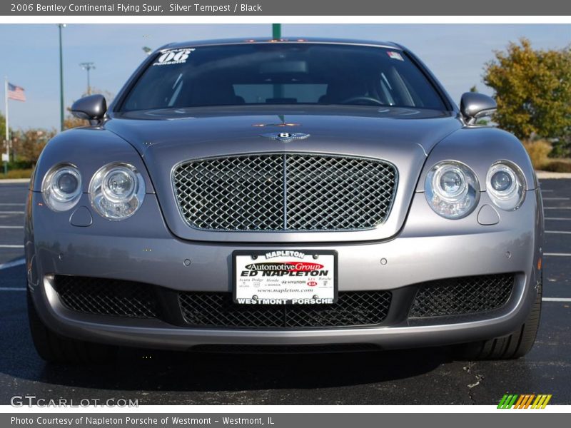 Silver Tempest / Black 2006 Bentley Continental Flying Spur