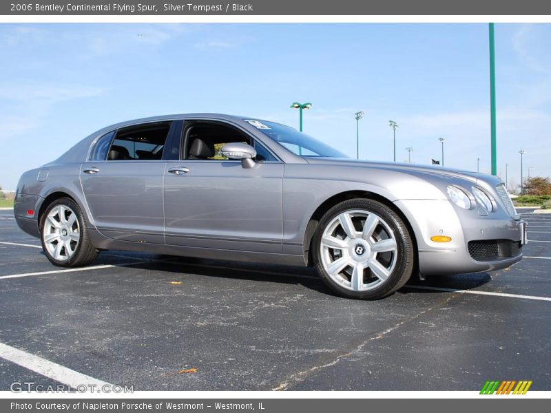 Silver Tempest / Black 2006 Bentley Continental Flying Spur