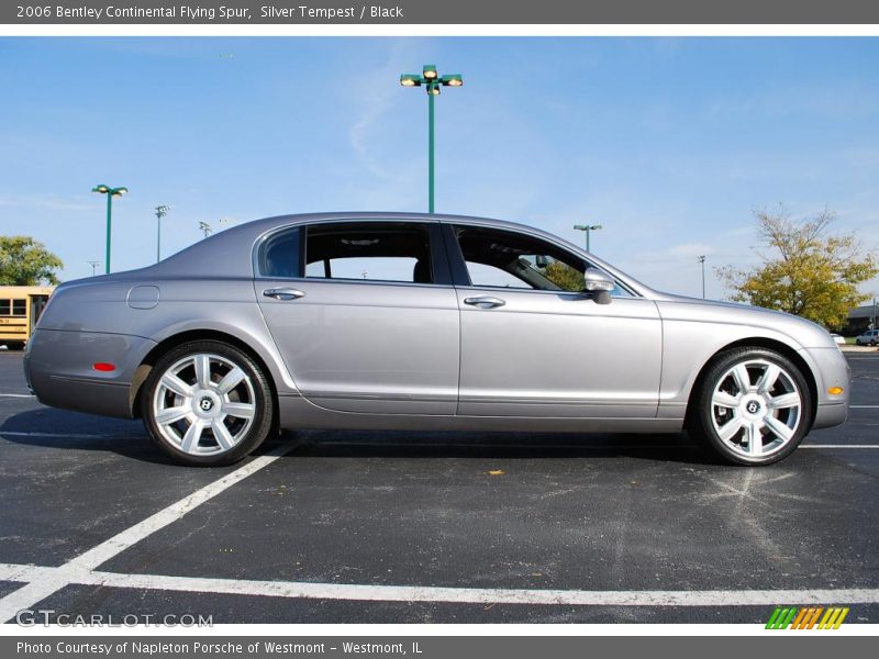 Silver Tempest / Black 2006 Bentley Continental Flying Spur