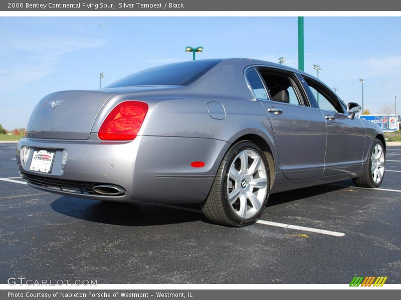 Silver Tempest / Black 2006 Bentley Continental Flying Spur