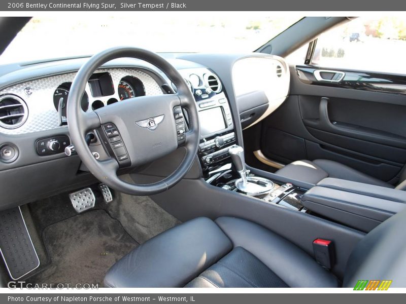 Silver Tempest / Black 2006 Bentley Continental Flying Spur