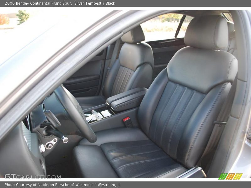 Silver Tempest / Black 2006 Bentley Continental Flying Spur