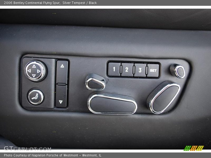 Silver Tempest / Black 2006 Bentley Continental Flying Spur