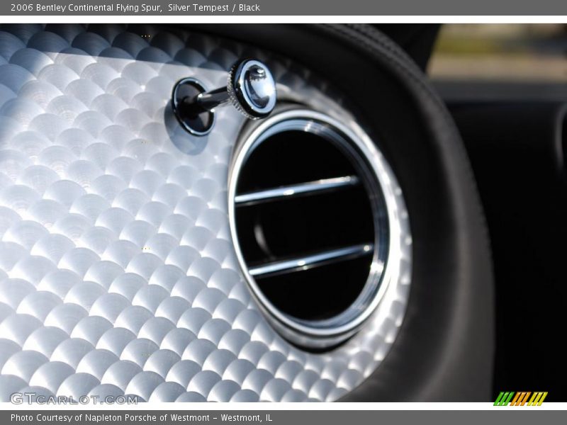 Silver Tempest / Black 2006 Bentley Continental Flying Spur